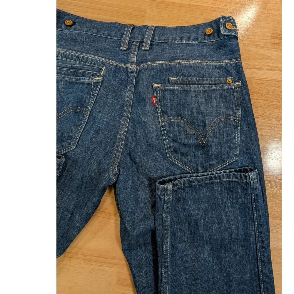 Levis 511 Engineered Jeans‎ Mens 36x30 Blue 100% Cotton Medium Wash Denim Pants